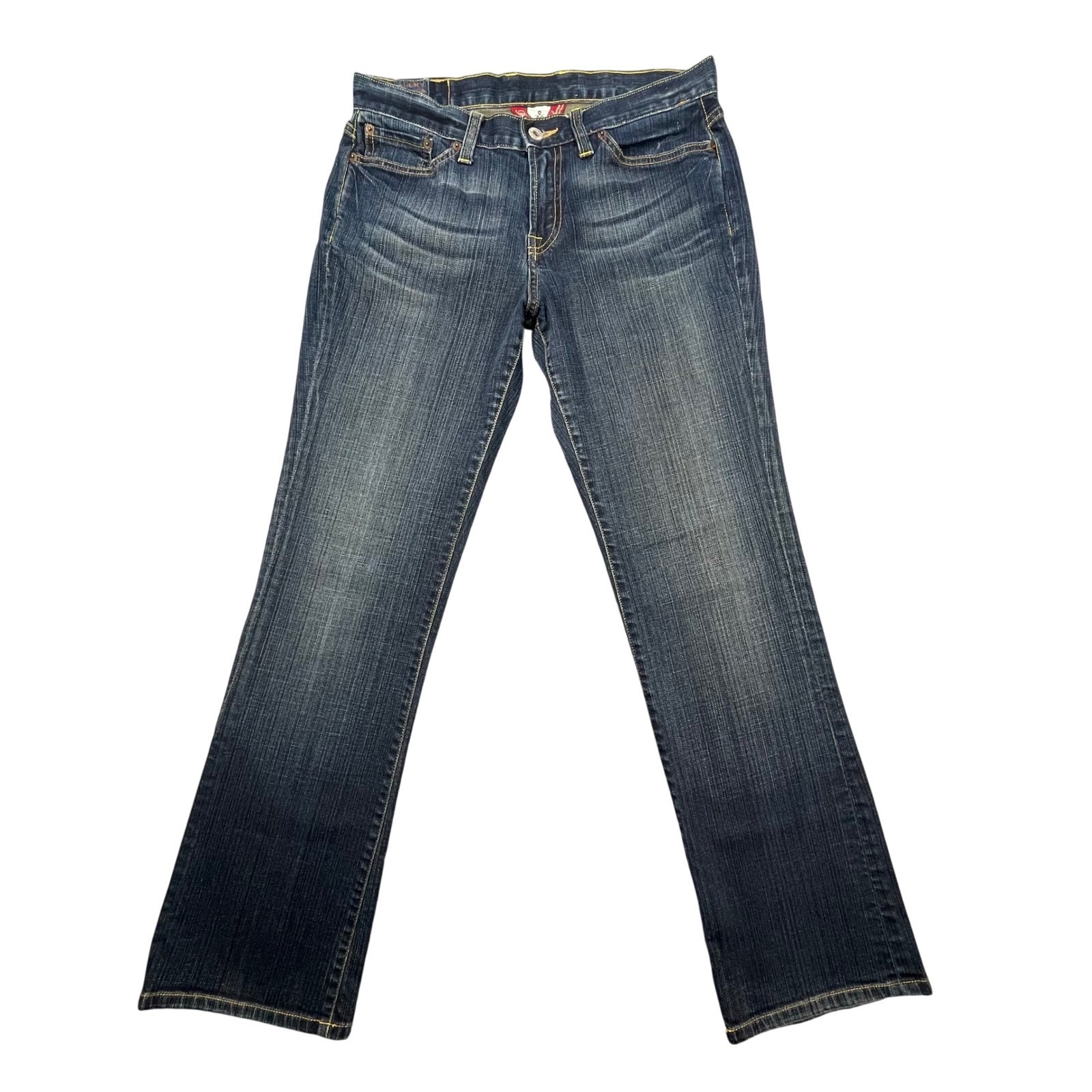 Lucky Brand Blue Jeans Bootcut Stretch Denim Dark Wash Womens Size 8